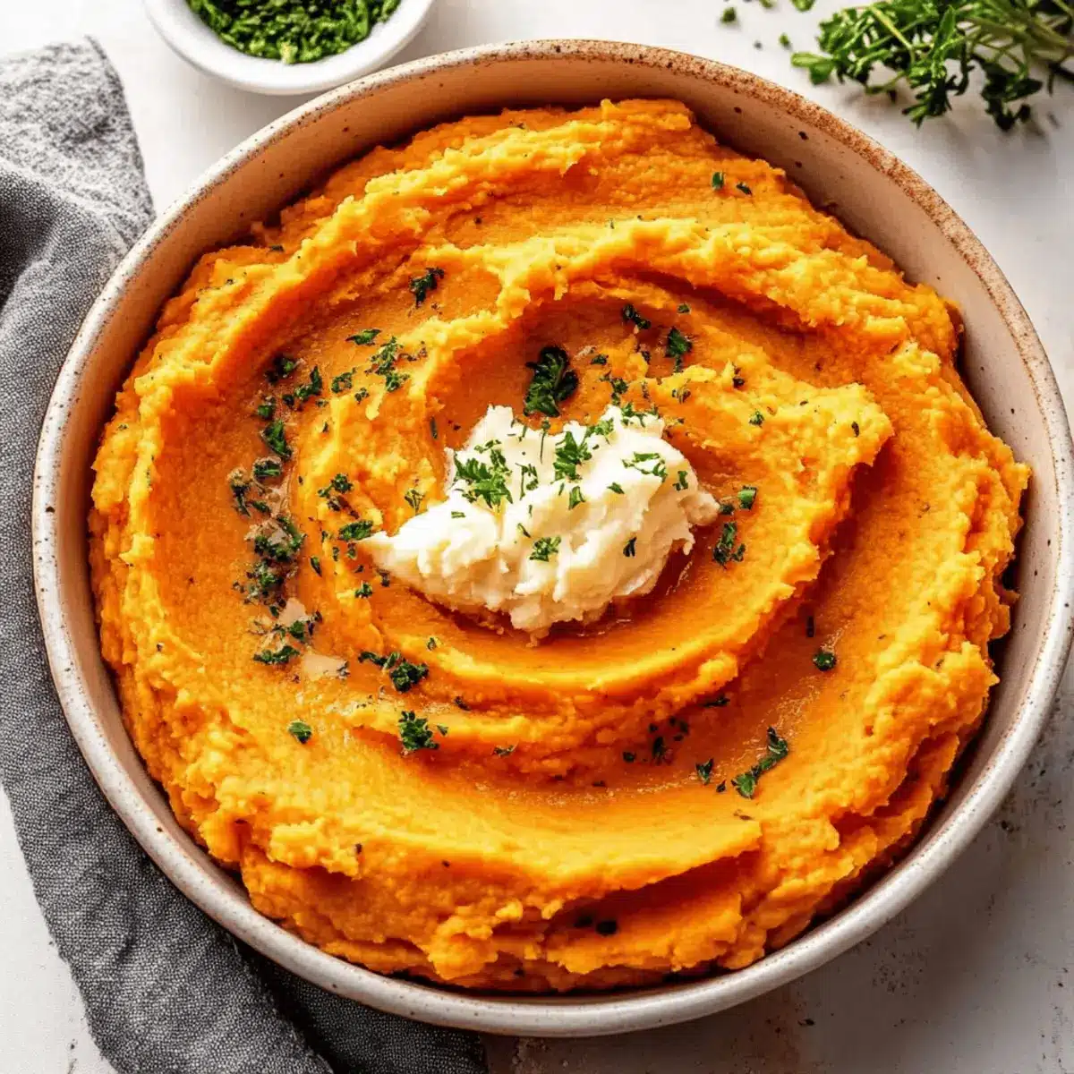 Velvety Smooth Mashed Sweet Potatoes: The Perfect Side Dish
